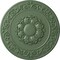 Ekena Millwork Sydney Ceiling Medallion (Fits Canopies up to 5 3/4"), Hand-Painted Athenian Green, 27 3/4"OD x 2"P CM27SYAGF - alternate 1